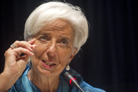 La titular del Fondo Monetario Internacional, Christine Lagarde.