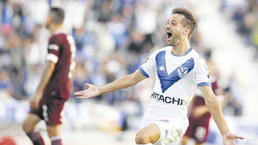 Bouzat y uno de los festejos que nunca olvidará.