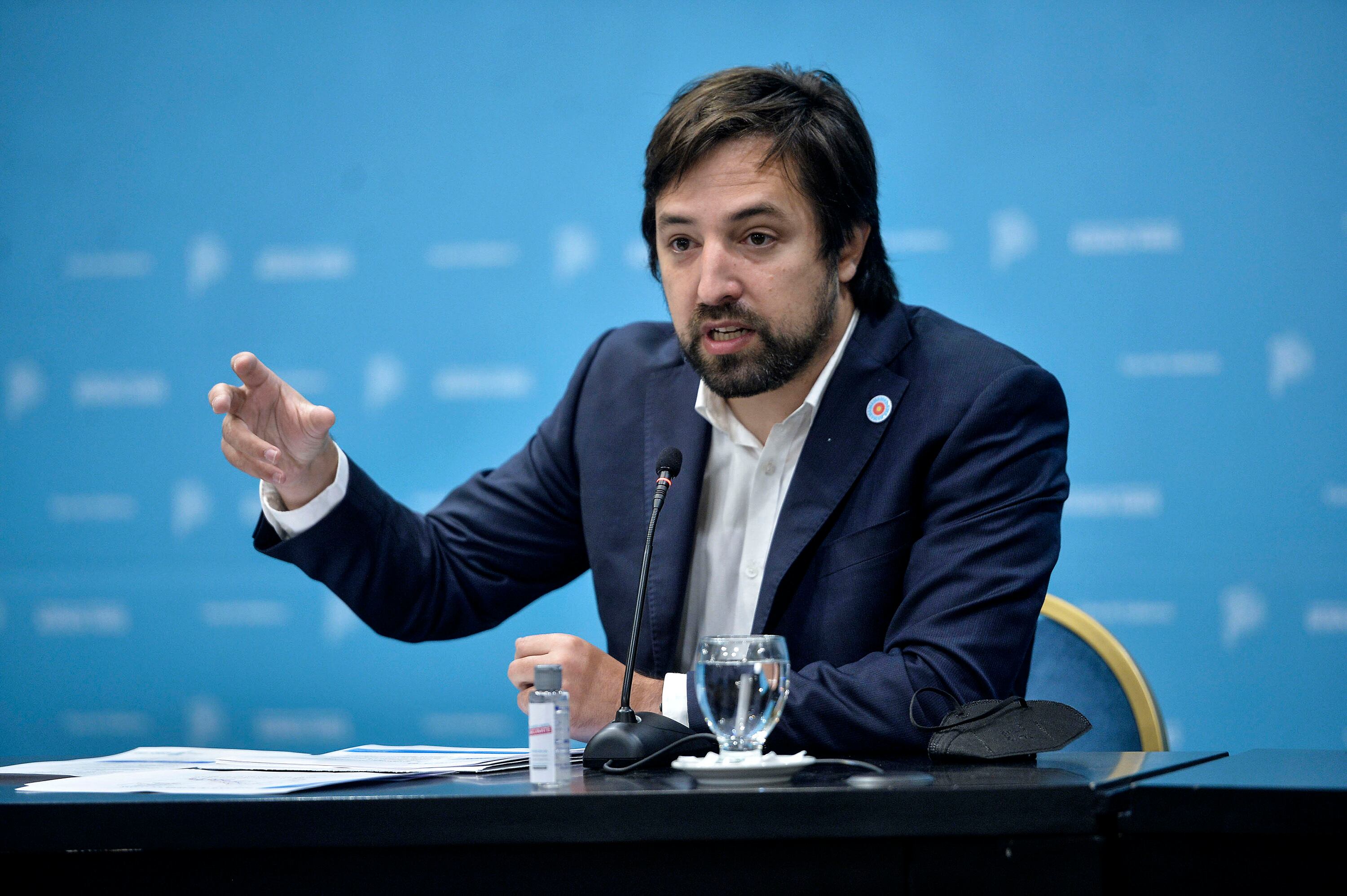 Nicolás Kreplak, ministro de Salud de la provincia. 