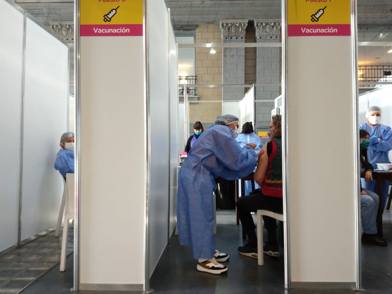 7.214.275: la cantidad de segundas dosis aplicadas este mes. 