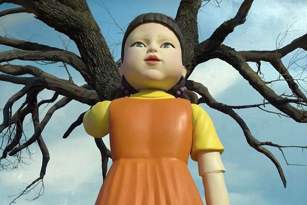 La muñeca de El juego del calamar.