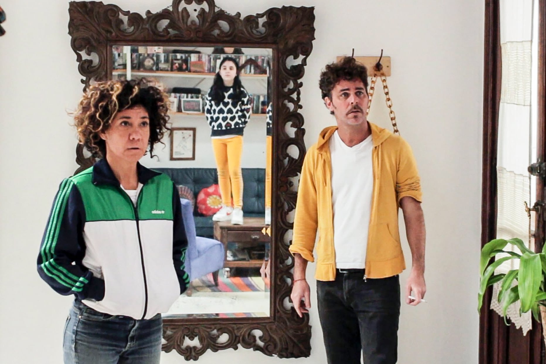 Luciana, Cleo y Alejo: creadores y a la vez personajes.