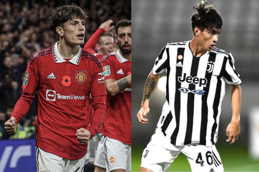 Alejandro Garnacho y Matías Soulé, promesas del Manchester United y de Juventus, pero también de la selección argentina.