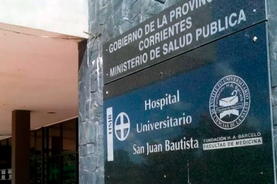 El hospital donde se realizó la intervención con pago en negro.