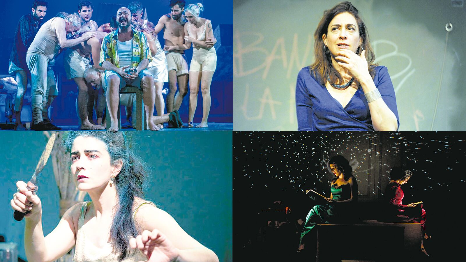 El casamiento, de Witold Gombrowicz, se vio en el San Martín. Pundonor, unipersonal de Andrea Garrote. Mátate, amor, dirigida por Marilú Marini. Con Érica Rivas. Tenconi Blanco estrenó en el Cervantes La vida extraordinaria.