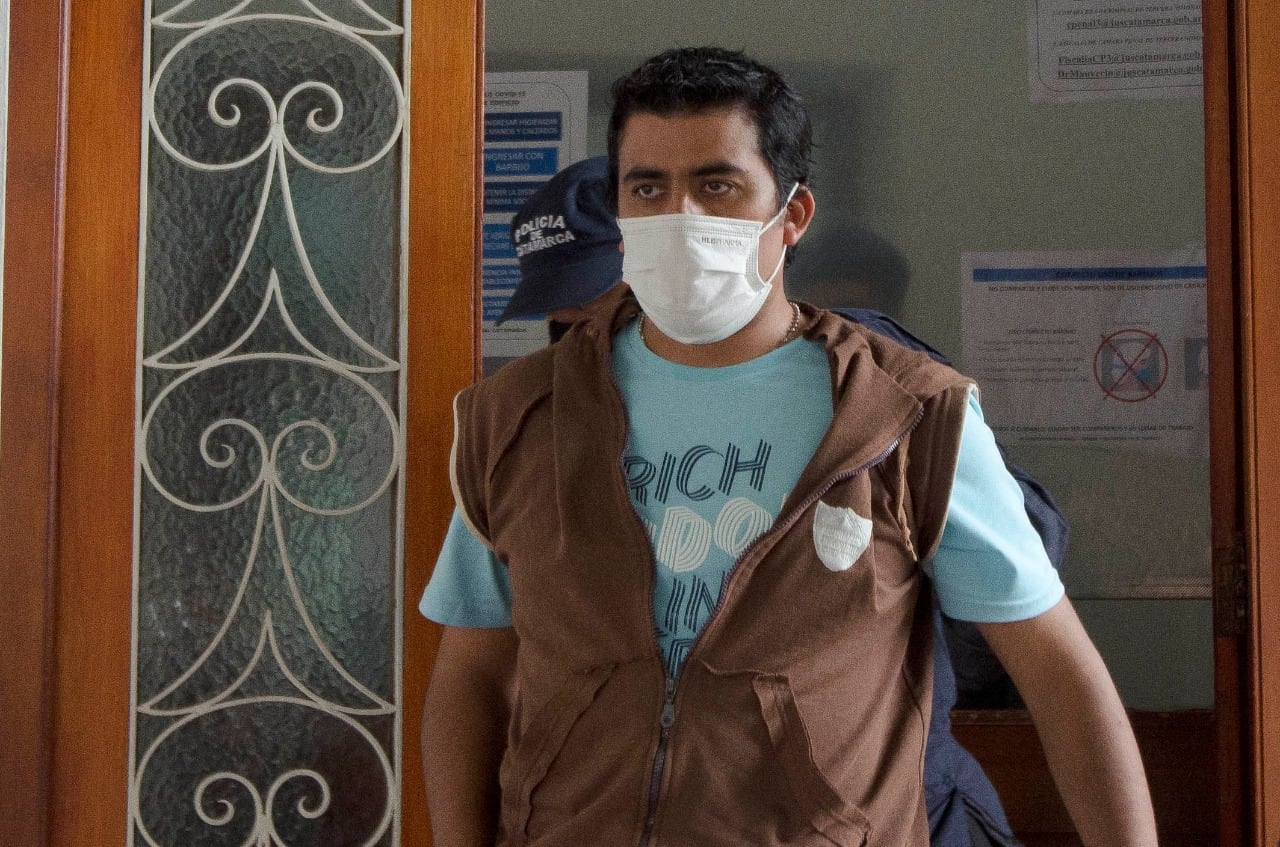 El cura Juan de Dios Gutiérrez, el primer día de debate.