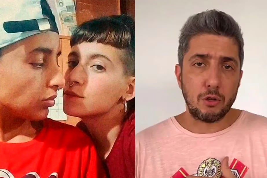 Magdalena Espósito Valenti y Abigail Páez (condenadas por el homicidio de Lucio Dupuy) y Jey Mammón (denunciado en las últimas semanas por Lucas Benvenuto) 