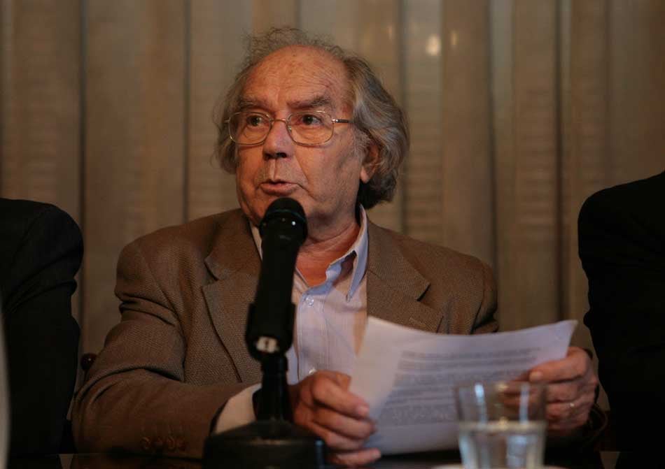 Pérez Esquivel, uno de los firmantes del documento que exige a la comunidad internacional que respete la soberanía de Venezuela.