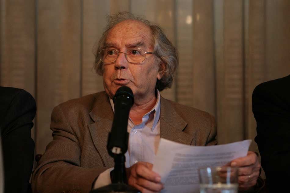 Pérez Esquivel, uno de los firmantes del documento que exige a la comunidad internacional que respete la soberanía de Venezuela.