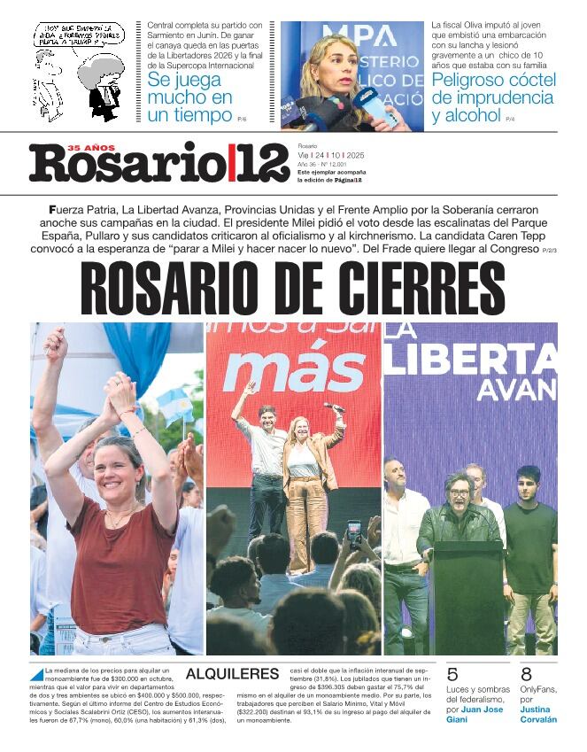 ROSARIO DE CIERRES - 23/10/2025
