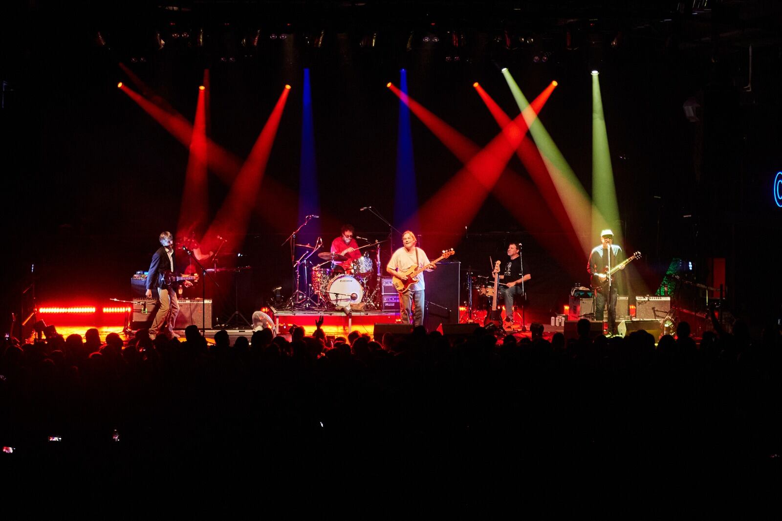 Los integrantes de Pavement mostraron el buen momento que atraviesan.