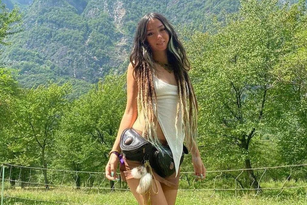Shani Louk, influncer,cuyos restos fueron recuperados en Gaza. 