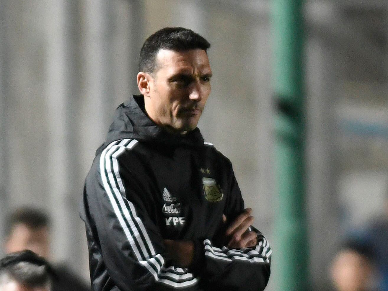 Lionel Scaloni, DT de la Selección.