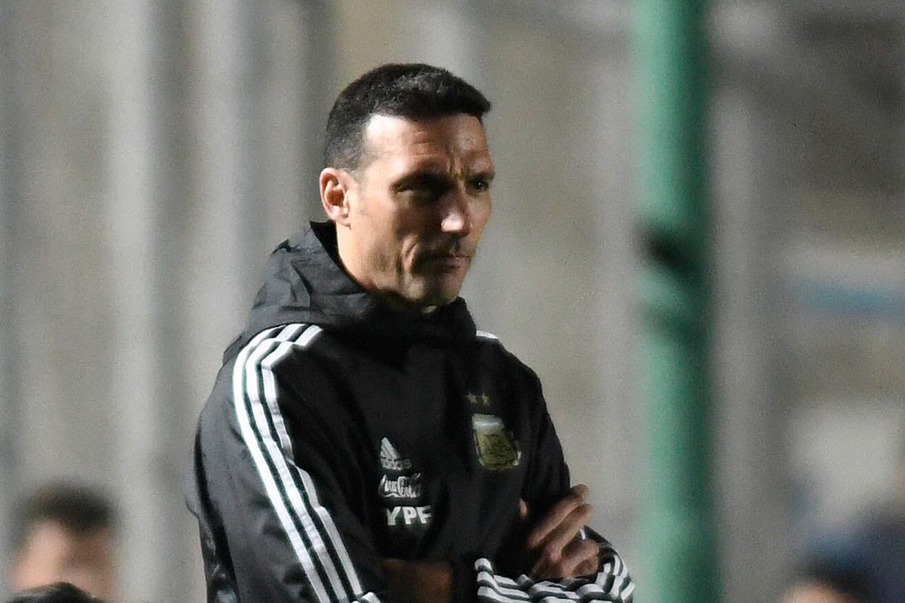 Lionel Scaloni, DT de la Selección.