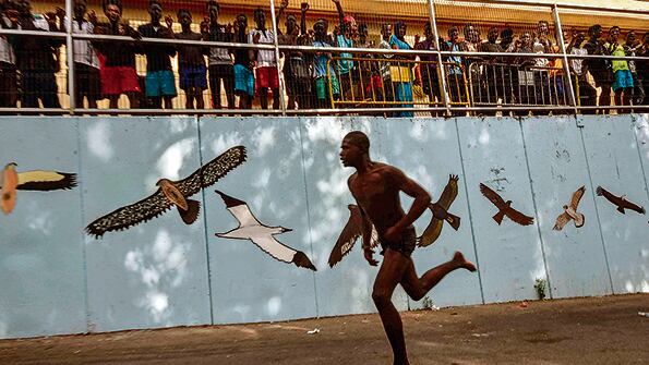 Ciento dieciséis migrantes subsaharianos lograron escalar la valla de Ceuta.
