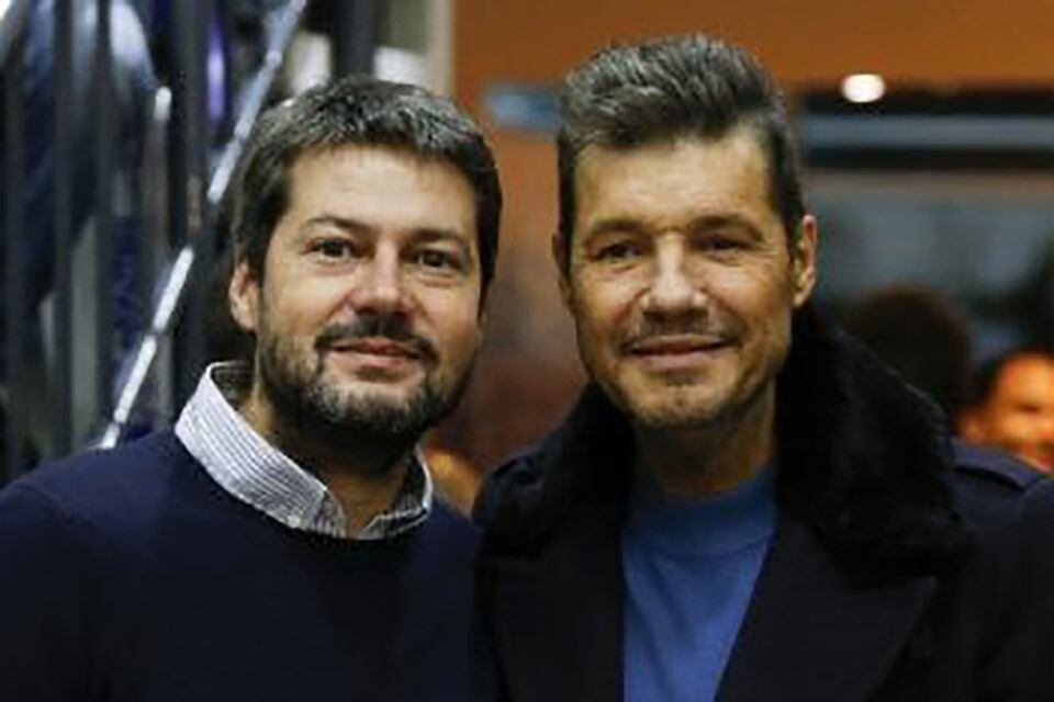 Matías Lammens y Marcelo Tinelli, expresidentes de San Lorenzo.