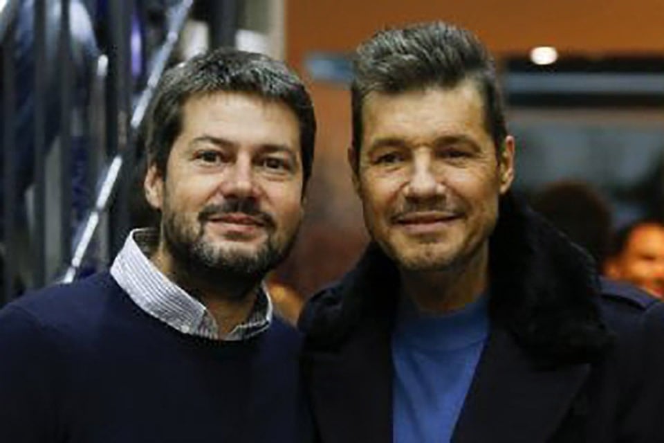 Matías Lammens y Marcelo Tinelli, expresidentes de San Lorenzo.