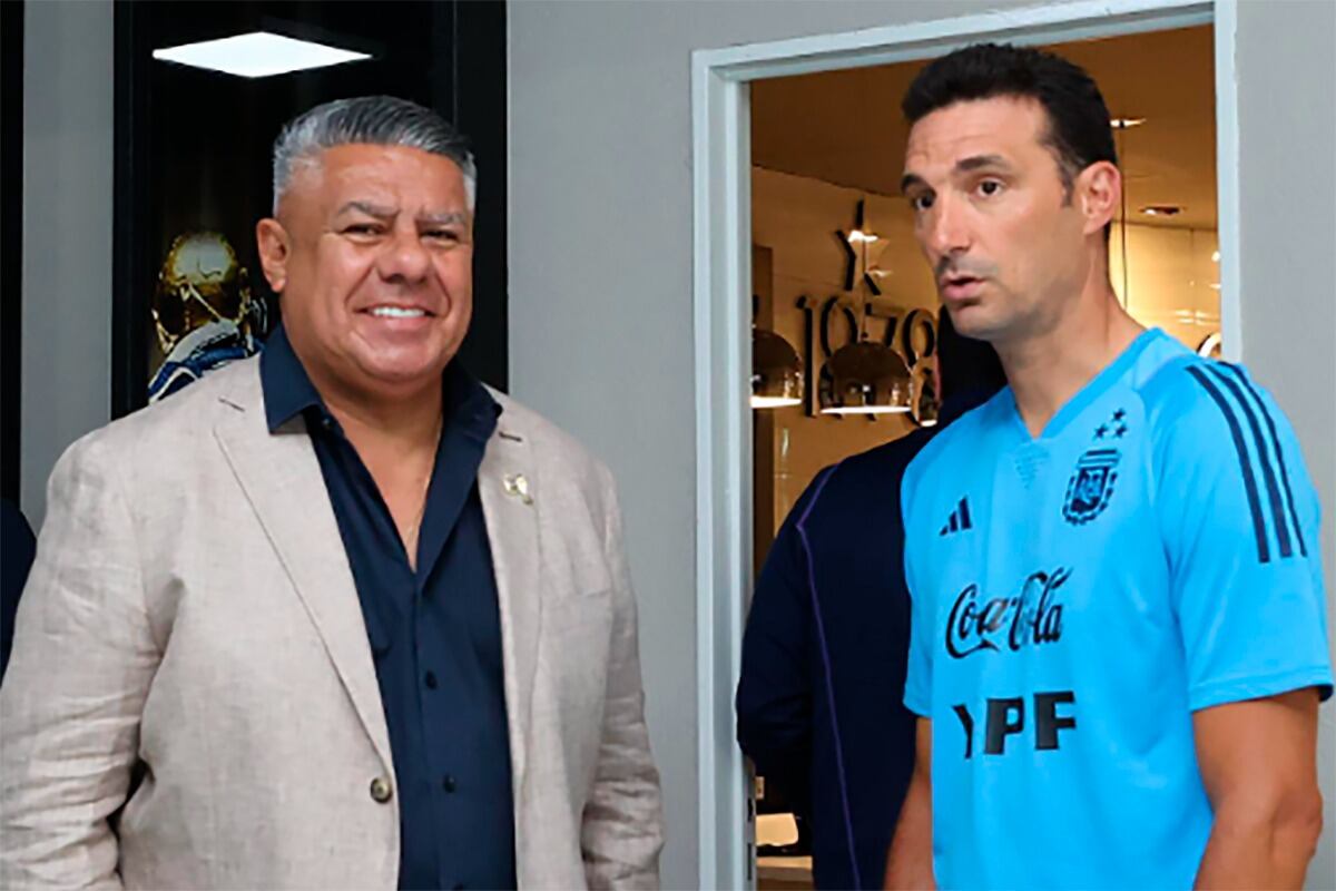 Todos los focos estarán puestos en Claudio Tapia y Lionel Scaloni en Miami