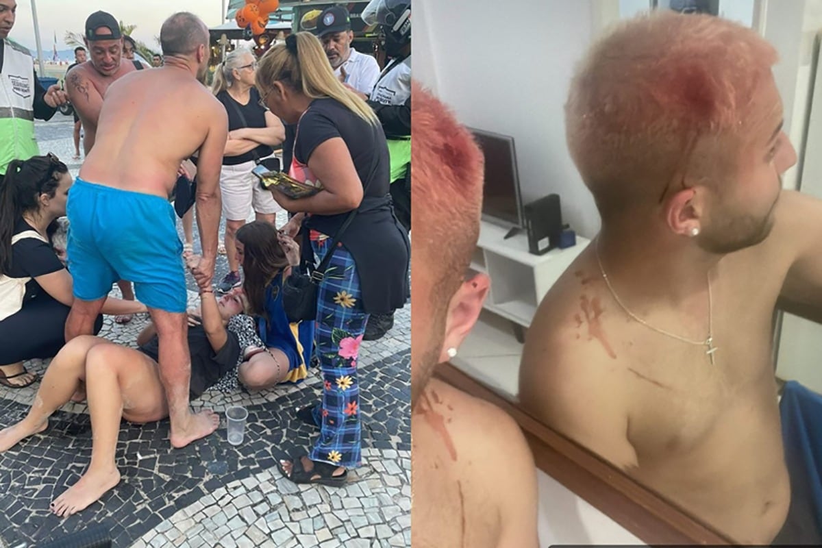 Postales del episodio de violencia que se dio en Río de Janeiro