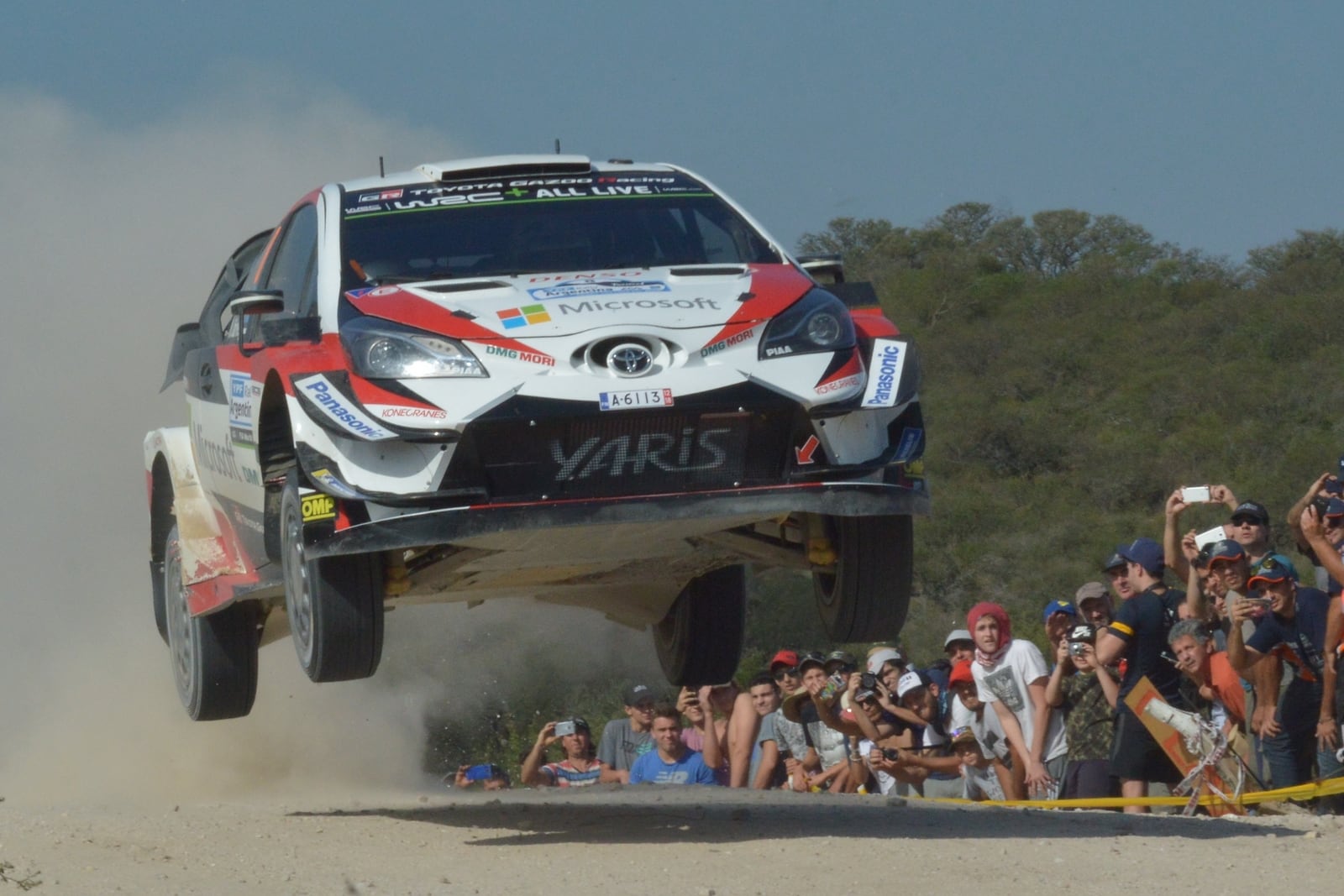 Rally de la Argentina y los fanáticos.