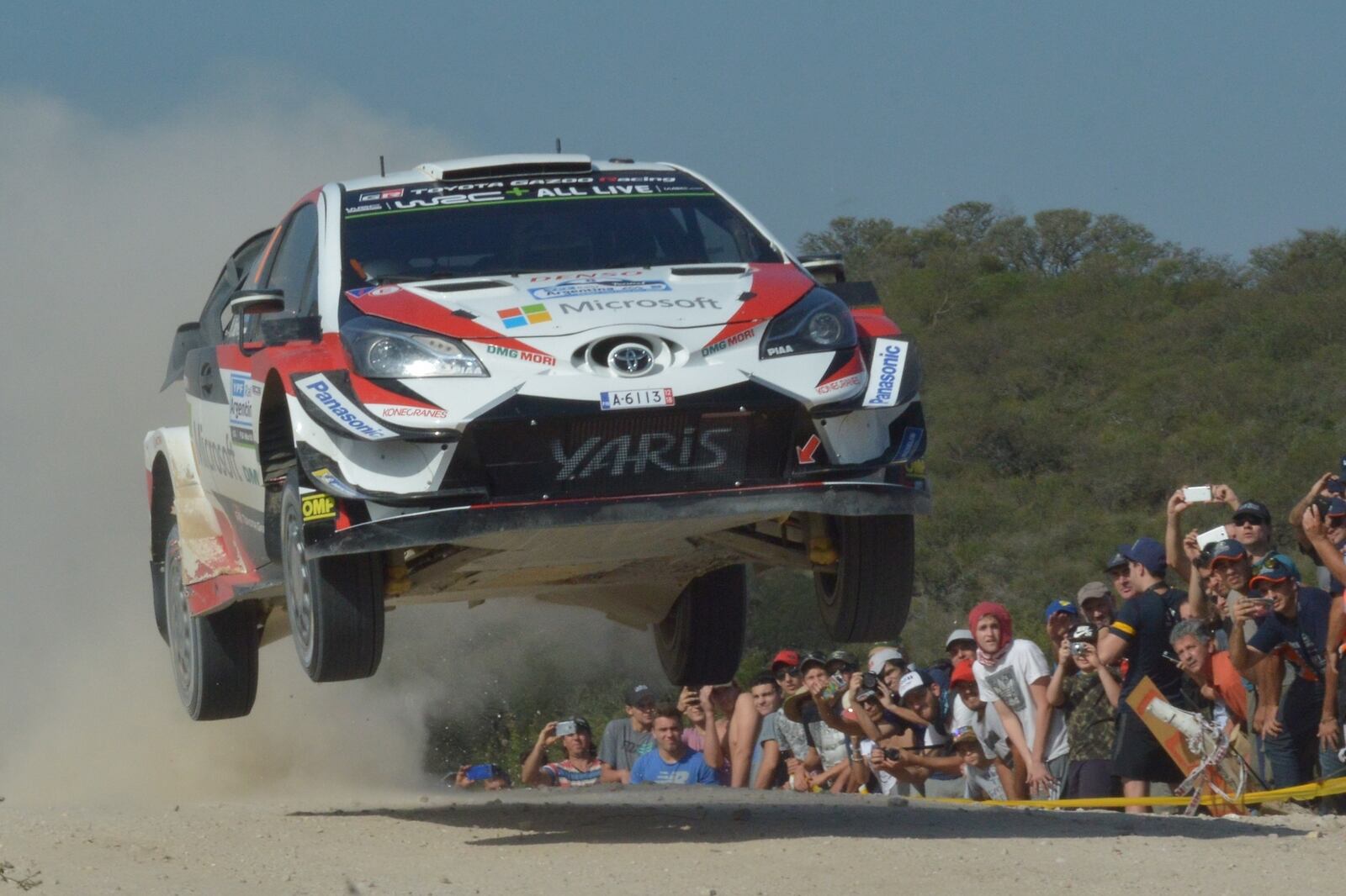 Rally de la Argentina y los fanáticos.