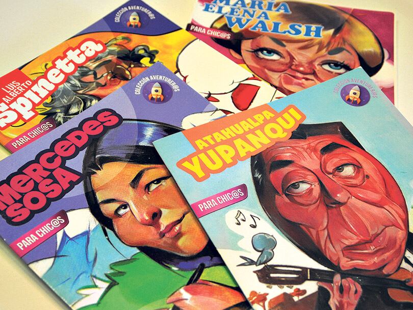 El libro tiene textos de Patricio Féminis y caricaturas de Julio Ibarra. 