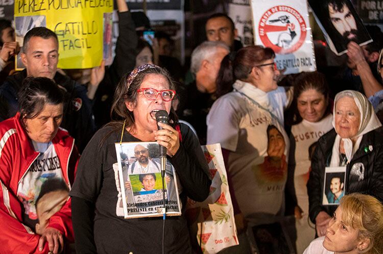Organizaciones de DD HH junto a familiares de las víctimas de la persecución de San Miguel del Monte.