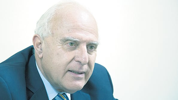 El gobernador saliente Miguel Lifschitz.
