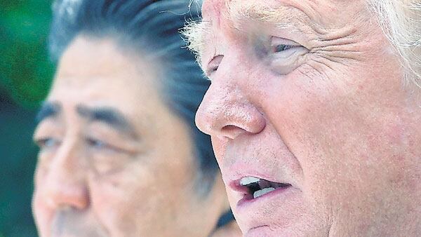 Trump aseguró junto al líder japonés Abe que la cumbre con Kim Jong-un será “mucho más que una foto”.