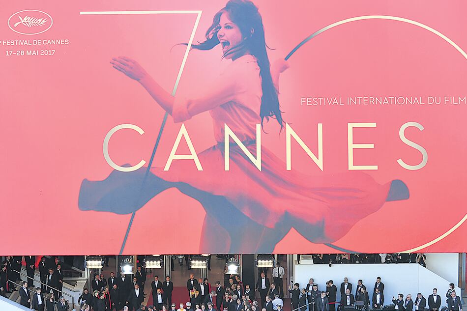 Retrato de familia en la Croisette, con muchos más nombres propios de los que se pueden mencionar.