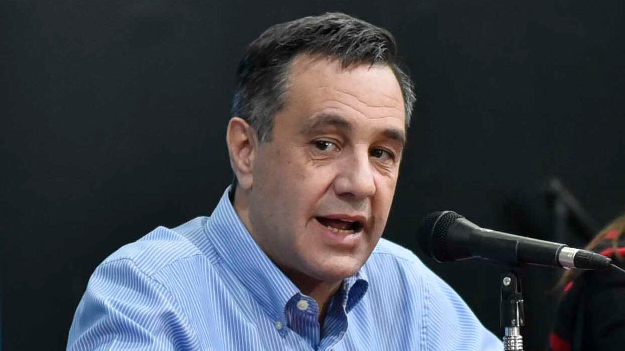 El ministro Alejandro Finocchiaro, el único que va como candidato en La Matanza.