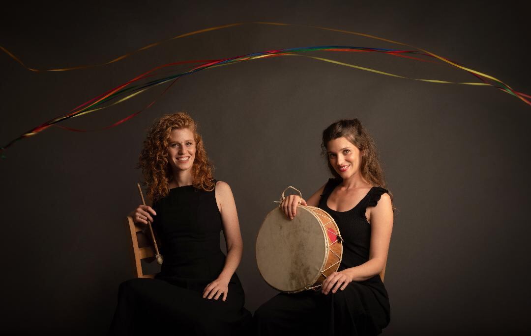 Eva y Nadia, representantes de la Argentina. 