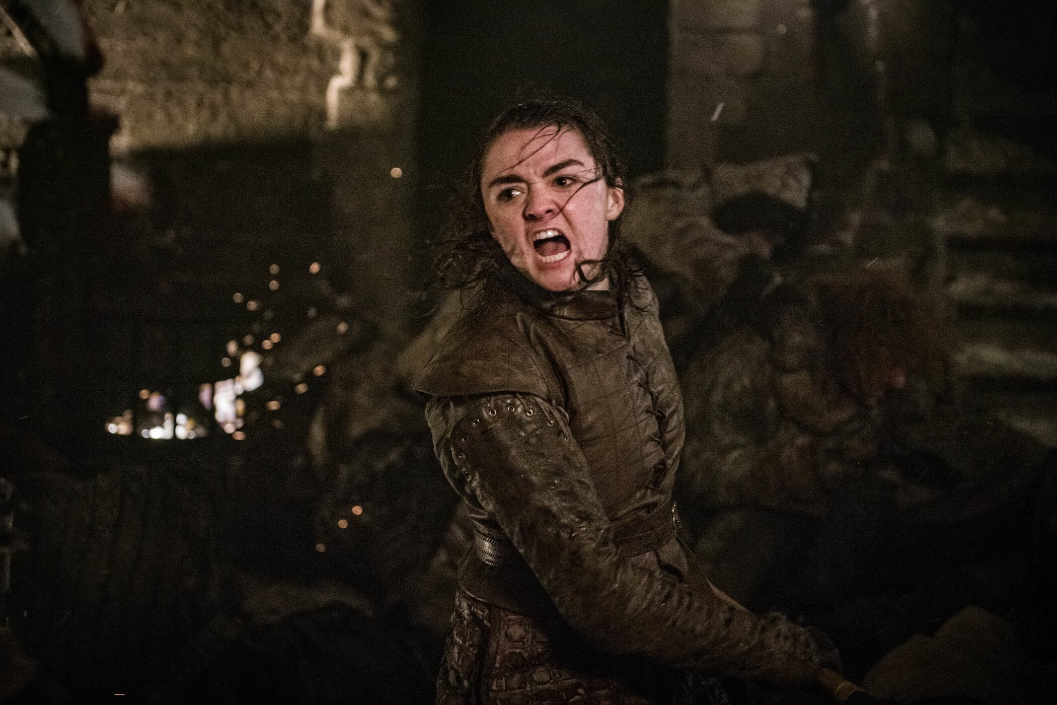 Arya Stark (Maisie Williams) tuvo un peso especial en este episodio.