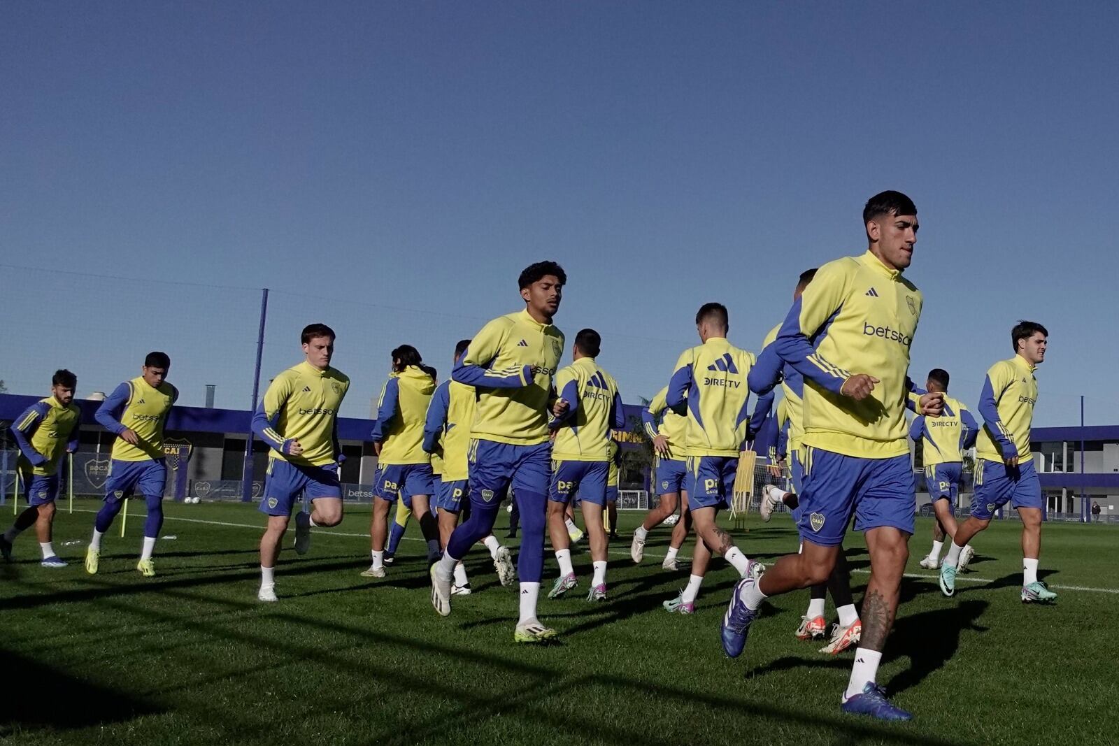 El plantel se entrenó en el predio de Ezeiza