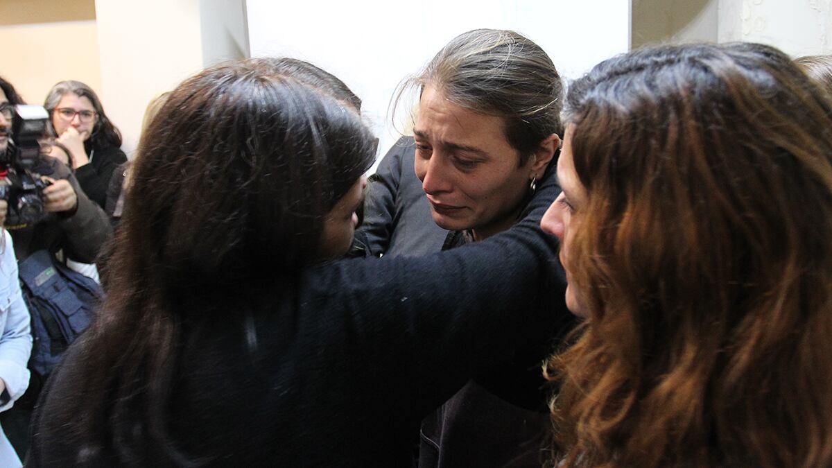 Mariana Gómez tras el veredicto.