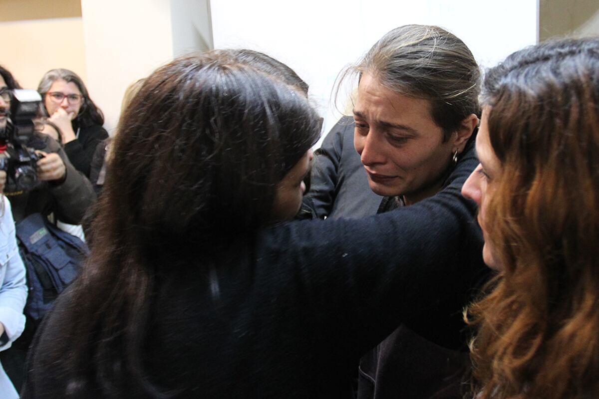 Mariana Gómez tras el veredicto.