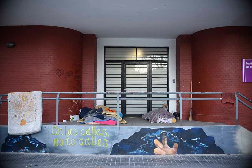 En los primeros días de cuarentena se trabajó con adolescentes en situación de calle.