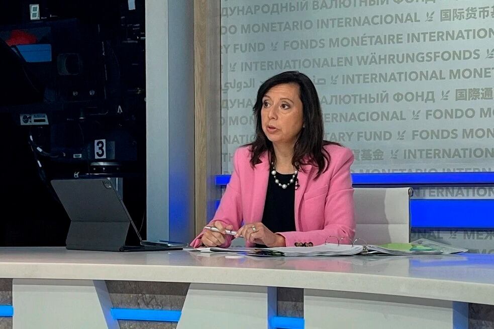Julie Kozack, vocera del FMI.