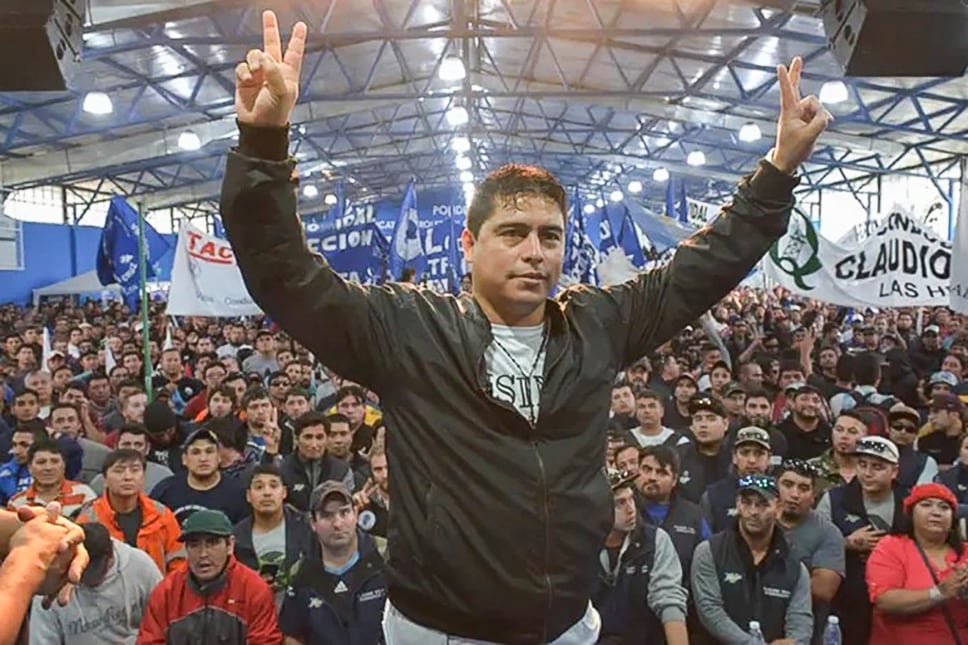 Claudio Vidal, candidato y sindicalista del petroleo.