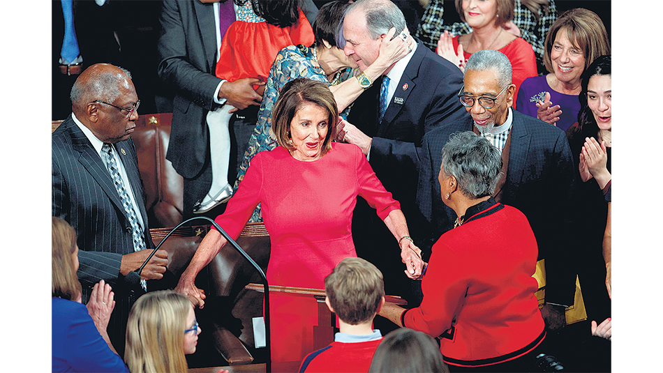 “Trump estaba acostumbrado a gobernar con un Congreso republicano”, dijo ayer Nancy Pelosi.