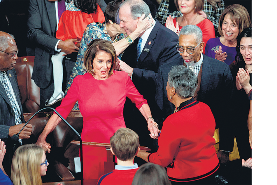 “Trump estaba acostumbrado a gobernar con un Congreso republicano”, dijo ayer Nancy Pelosi.