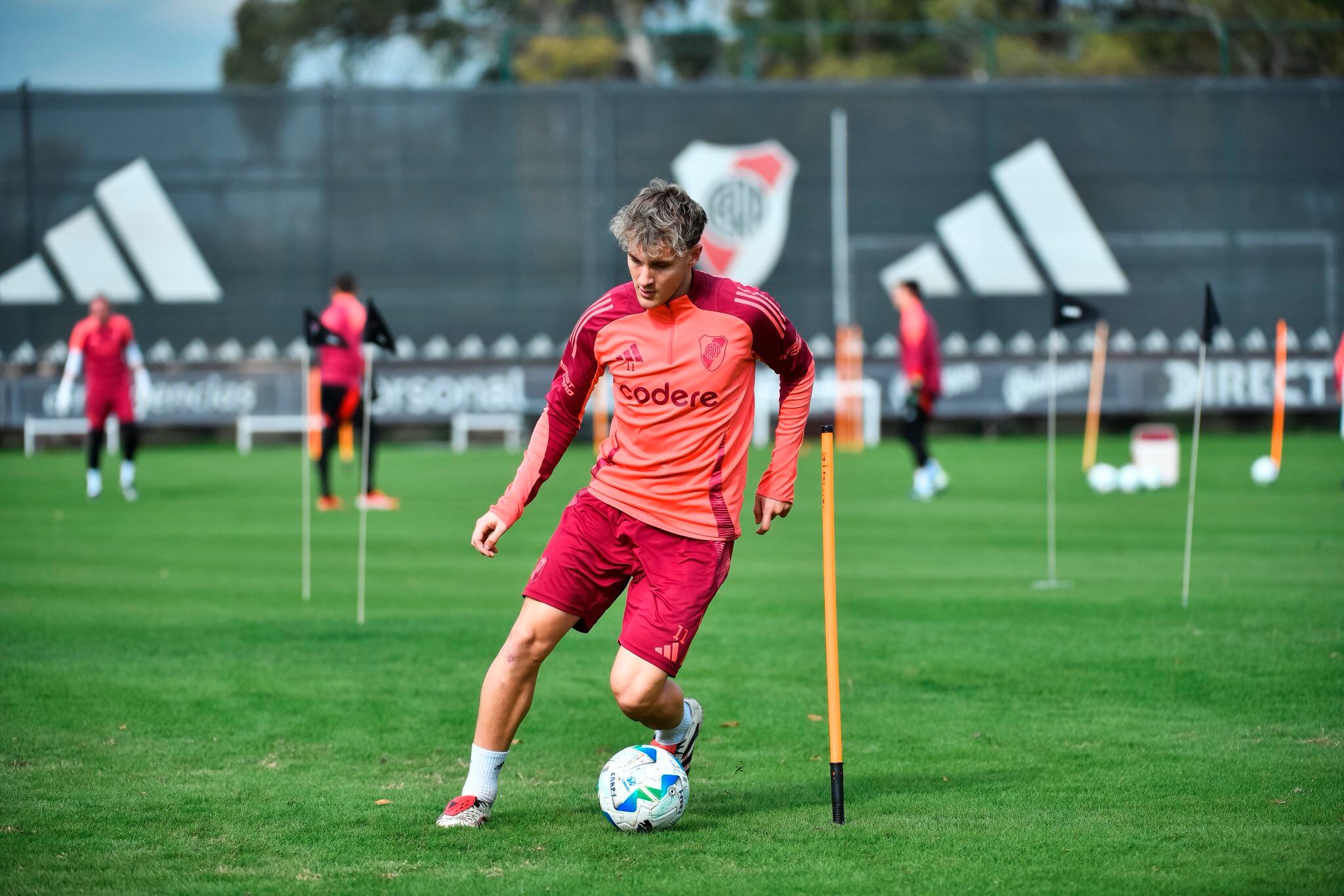 Colidio durante el entrenamiento