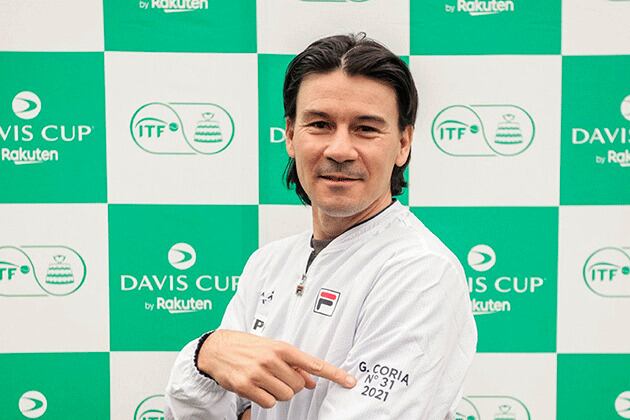 Guillermo Coria tendrá su estreno ante el mismo rival con el que debutó como jugador en la Davis