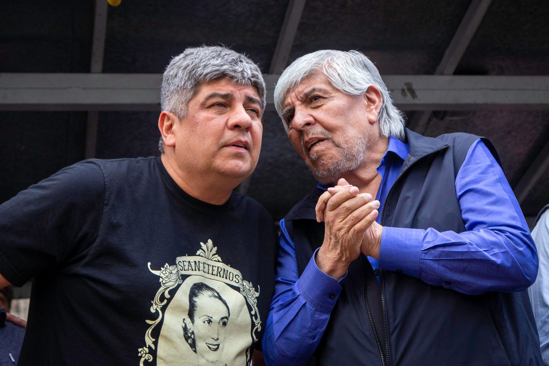 Hugo y Pablo Moyano