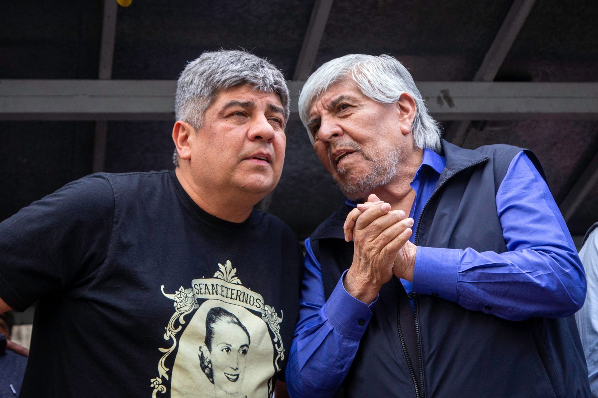 Hugo y Pablo Moyano