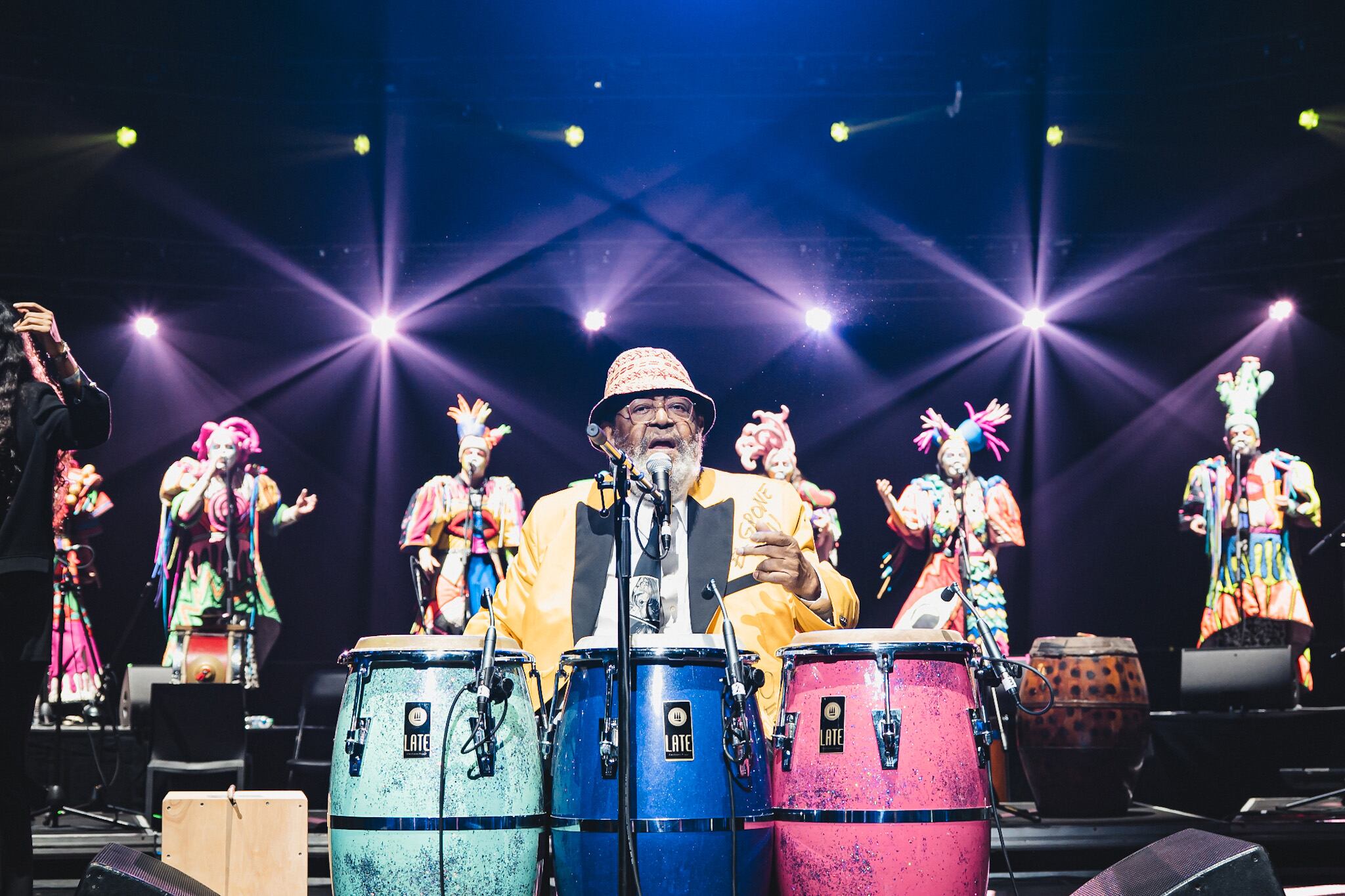 Rubén Rada y Agarrate Catalina hicieron que el público rompiera los protocolos.