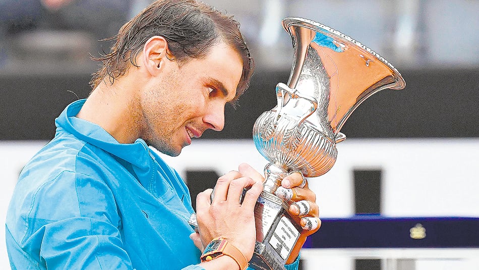 Nadal ganó sus dos sets 6-0, 6-1 ante Djokovic.