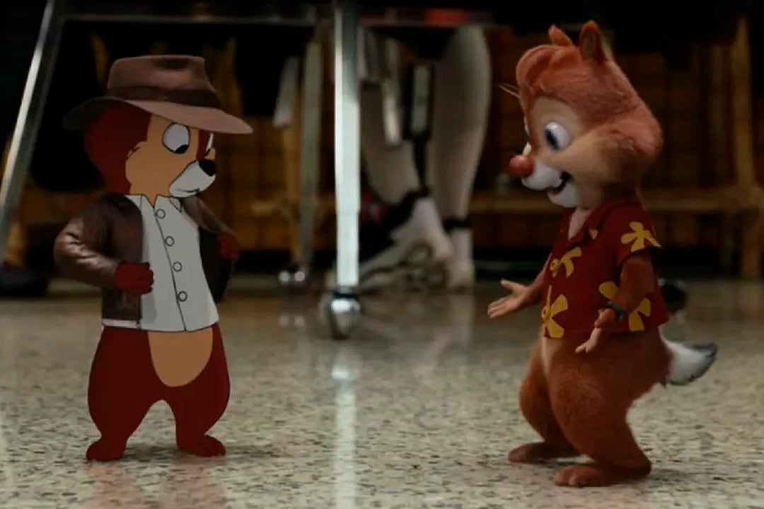 Chip y el nuevo Dale.