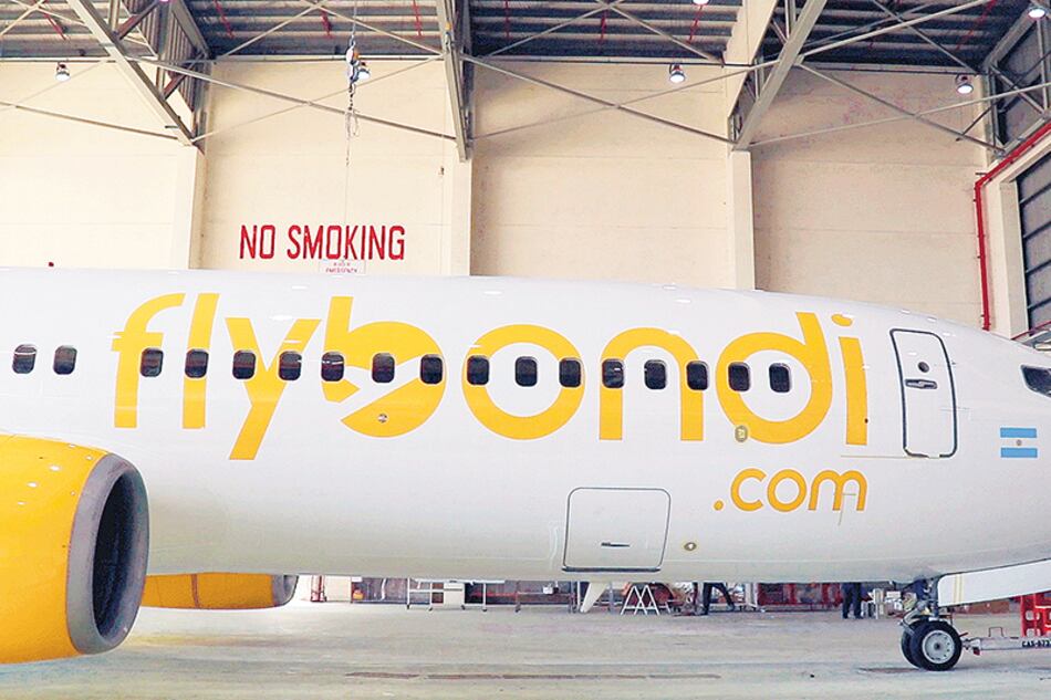 Flybondi se quedó con el 8 por ciento del mercado de cabotaje durante julio.