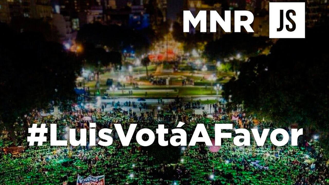 El hashtag #LuisVotáAFavor fue tendencia nacional.